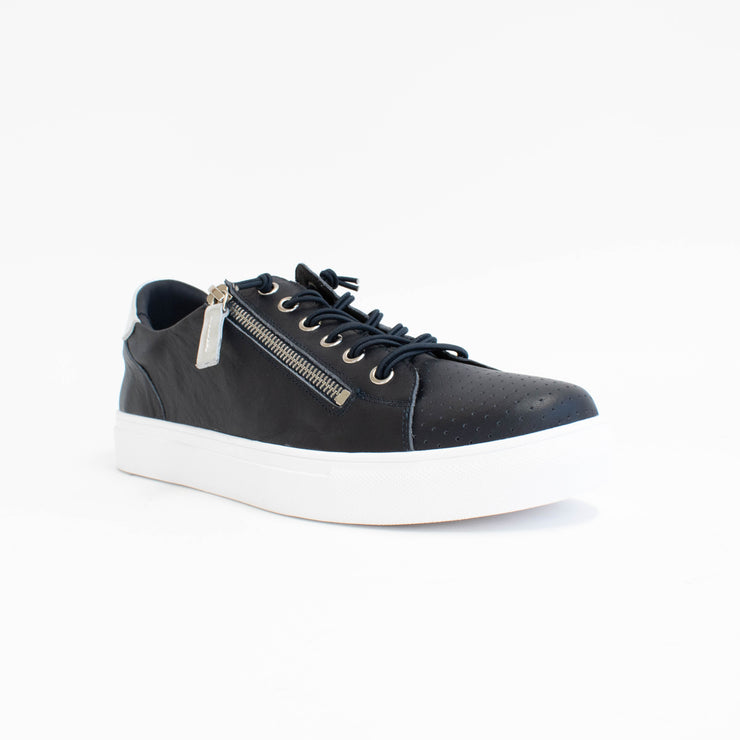 Rilassare Tatum Navy Silver Sneakers front. Size 43 womens shoes