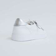 Rilassare Tatum White Silver Sneakers back. Size 44 womens shoes