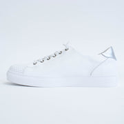 Rilassare Tatum White Silver Sneakers inside. Size 45 womens shoes
