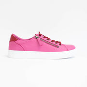 Rilassre Temi Fuchsia Red Sneakers side. Size 42 womens shoes