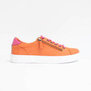 Rilassare Temi Orange Fuchsia Sneakers side. Size 42 womens shoes
