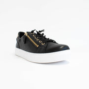 Rilassare Temi Black Gold Sneaker front. Size 43 womens shoes