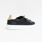 Rilassare Temi Black Gold Sneaker back. Size 44 womens shoes