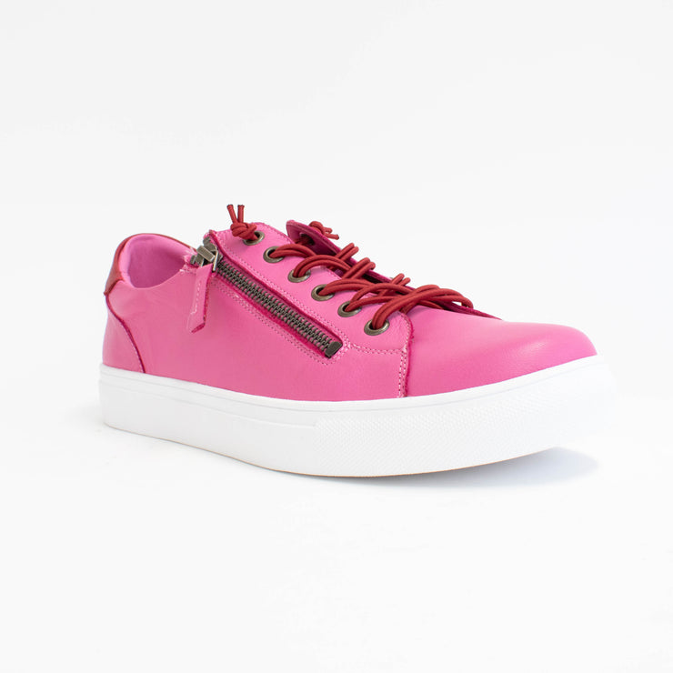 Rilassre Temi Fuchsia Red Sneakers front. Size 43 womens shoes