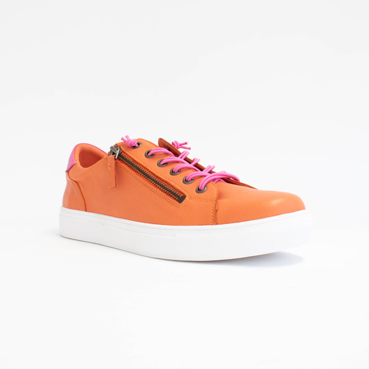 Rilassare Temi Orange Fuchsia Sneakers front. Size 43 womens shoes