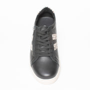 Cabello Ultimate Black Leopard Sneaker top. Size 43 womens shoes