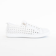 Cabello United White Sneakers side. Size 42 womens shoes
