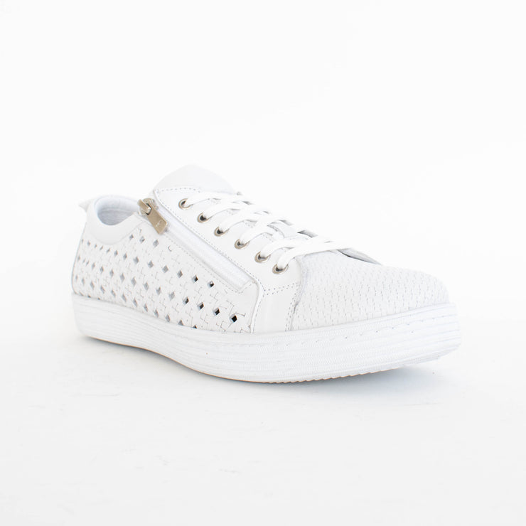Cabello United White Sneakers front. Size 43 womens shoes