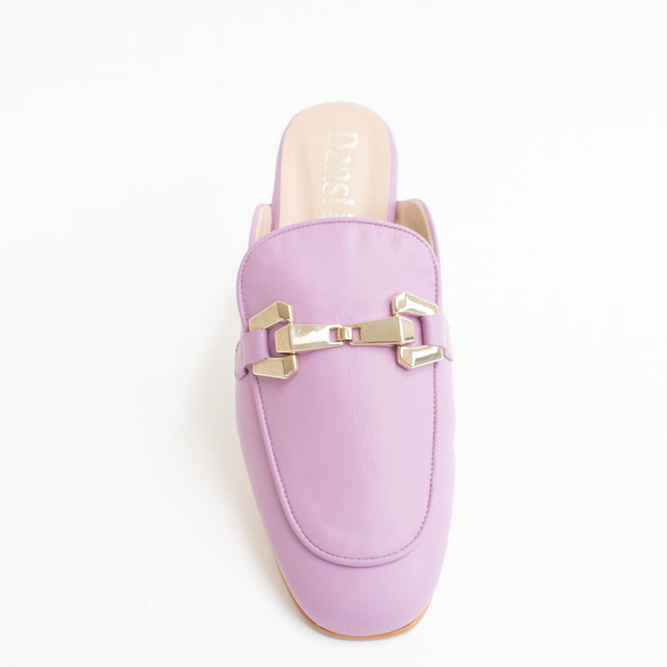 Dansi Valencia Lilac Mules top. Size 42 womens shoes