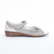 Klouds Venice Light Taupe Sandals side. Size 42 womens shoes