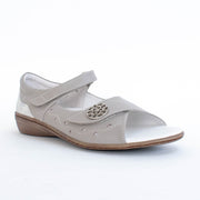 Klouds Venice Light Taupe Sandals front. Size 43 womens shoes