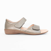 Klouds Violet Pebble Metallic Sandals side. Size 42 womens shoes