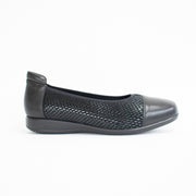 Klouds Walnut XW Black Snake Stretch Shoes side. Size 42 womens shoes 