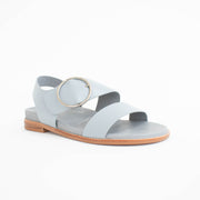 Minx Willa Steel Blue Sandals front. Size 43 womens shoes