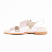 Minx Willa Sweet Pink Metallic Sandals inside. Size 45 womens shoes