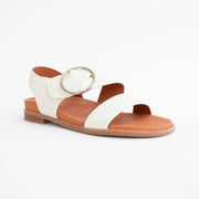 Willow Joy Tan Champagne Sandals front. Size 43 womens shoes