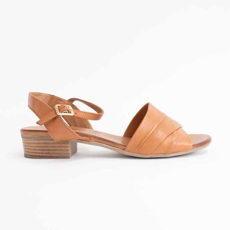 Cabello Yenice Tan Sandals side. Size 42 womens shoes