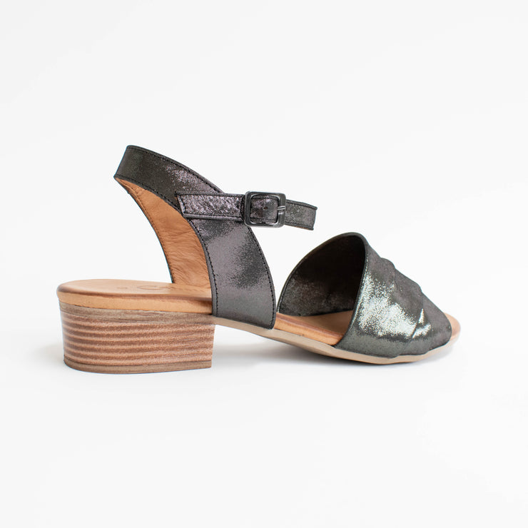 Cabello Yenice Black Shimmer back. Size 44 womens shoes