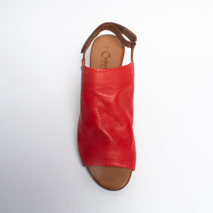 Cabello Yearn Red Sandal top. Size 43 womens shoes