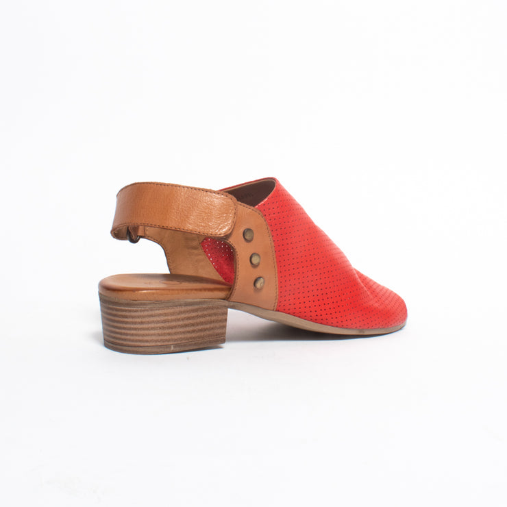 Cabello Yearn Red Sandal back. Size 44 womens shoes