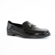 Hush Puppies Zabrina Black Patent Shoes front. Size 11 womens shoes