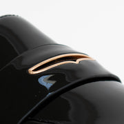 Hush Puppies Zabrina Black Patent Shoes detail. Size 10 womens shoes