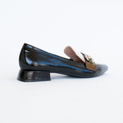 Dansi Zamora Black Cream Bronze shoes back. Size 44 womens shoes