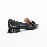Dansi Zamora Black Patent shoes back. Size 44 womens shoes