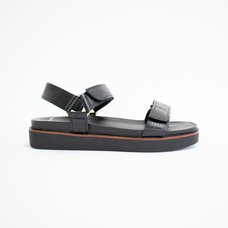 Frankie4 Zane Black Sandals side. Size 10 womens shoes