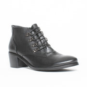 CBD Zara Black Ankle Boot front. Size 43 womens shoes