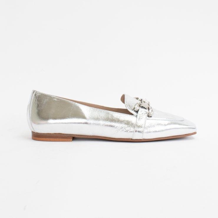 Dansi Zaragoza Silver Shoes side. Size 42 womens shoes