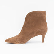 Babouche Lifestyle Zelia Cognac Gold Ankle Boots inside. Size 45 womens shoes