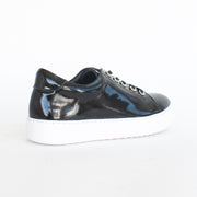 Gelato Zilch Black Patent Sneaker back. Size 44 womens shoes