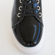 Gelato Zilch Black Patent Sneaker toe. Size 46 womens shoes