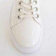 Gelato Zilch White Patent Sneakers toe. Size 46 womens shoes