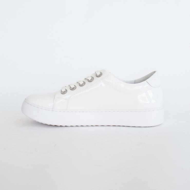 Gelato Zilch White Patent Sneakers inside. Size 45 womens shoes
