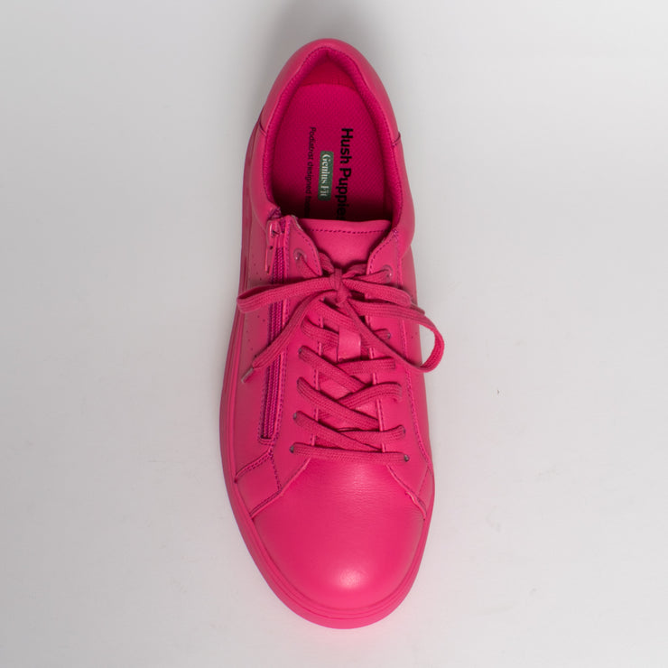 Hush Puppies Spin Hot Pink Sneaker top. Size 10 womens shoes