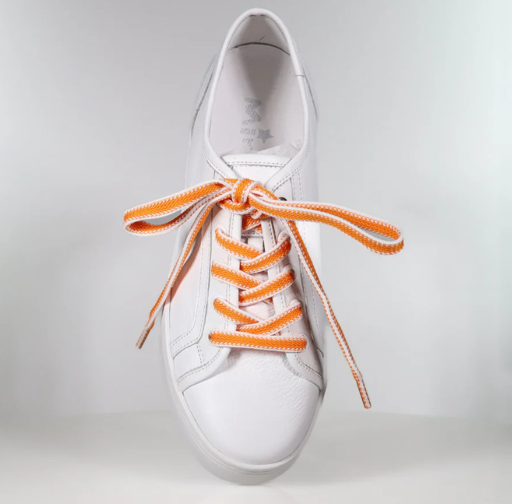 Woven Laces Persimmon