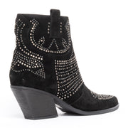 Babouche Lifestyle Krista Black Ankle Boots back. Womens Size 43 boots