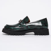 Babouche Lifestyle Rain Green Hi Shine shoe inside. Womens size 42 shoes