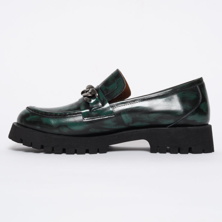 Babouche Lifestyle Rain Green Hi Shine shoe inside. Womens size 42 shoes