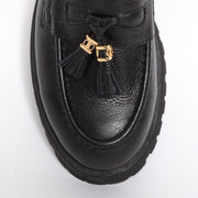Babouche Lifestyle Rizzo Black shoe toe. Womens size 45 shoes