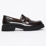 Babouche Lifestyle Rae Burgundy shoe side. Womens size 42 shoes