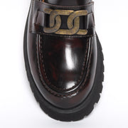 Babouche Lifestyle Rae Burgundy shoe toe. Womens size 43 shoes