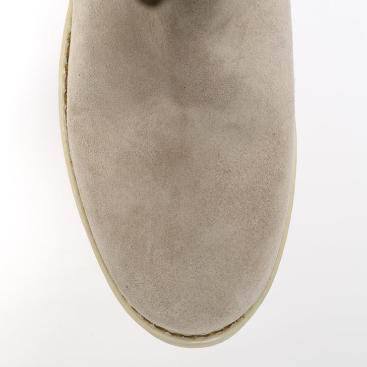 Babouche Lifestyle Remy Beige Suede boot toe. Womens size 42 boots