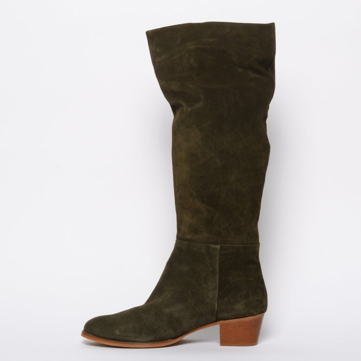 Rene Khaki Suede inside. Size 13 women's boots