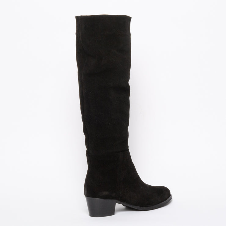 Rene Black Suede back. Size 12 women's boots