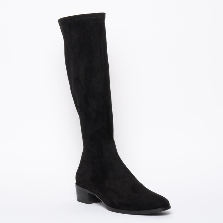 Timothie Black Micro front. Size 11 women's boots 