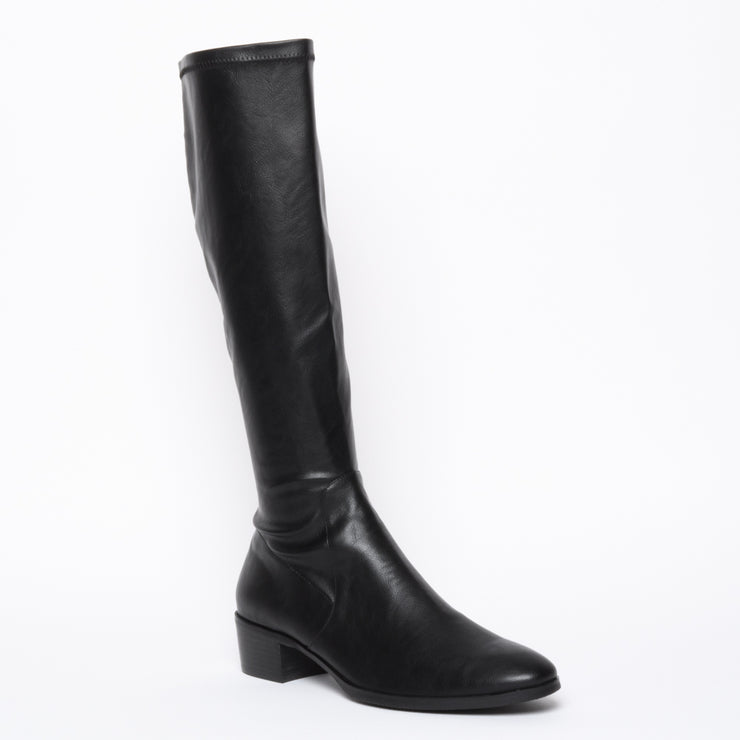 Timothie Black Smooth front. Size 11 women's boots 