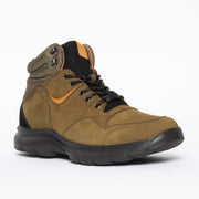 Alpine Khaki Multi front. Size 11 women's boots 